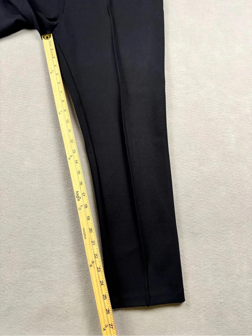 Vineyard Vines Navy Blue Ponte Knit Ankle Pintuck Pants Women Size XL Classic